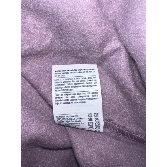 Hanes Originals Lavender 3/4 Sleeve Pullover Sweatshirt 4X Relaxed Fit Soft - Picture 5 of 5